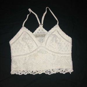 Lace crop top